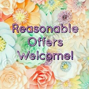 Reasonable offers welcome!